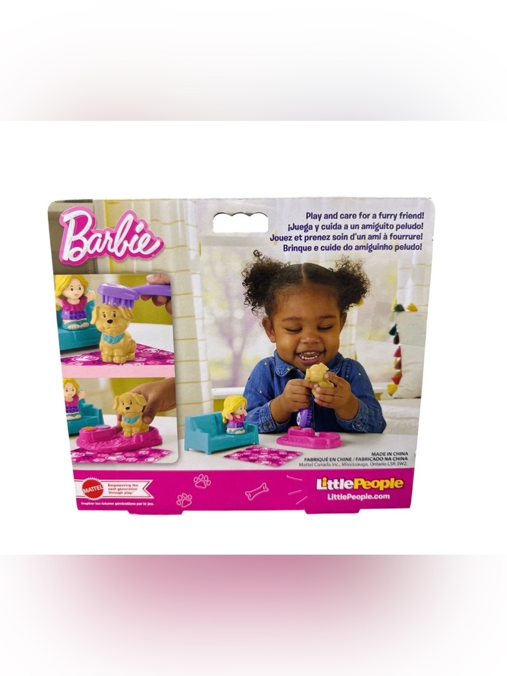 Barbie Little People Pet Sitter Playset By Fisher-Price For Ages 1-5 Includes Do - Picture 2 of 3